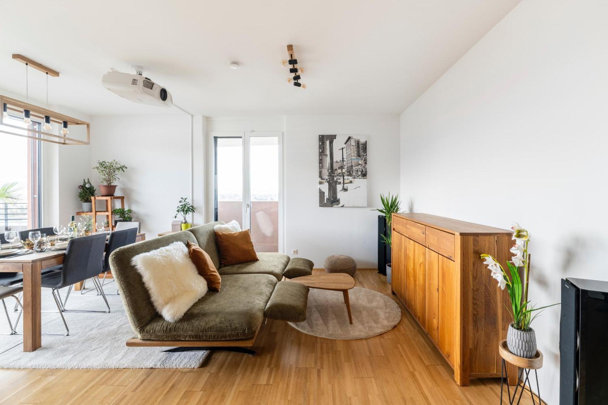 Edler Wohnraum Panoramablick 3 Sz Boxspringbetten, E-Ladestation, Kaffeevollautomat, Klima, Lift, Terrasse & 2Xtg Graz Exterior foto